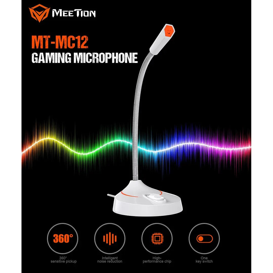 Micrófono Gamer Meetion MC12
