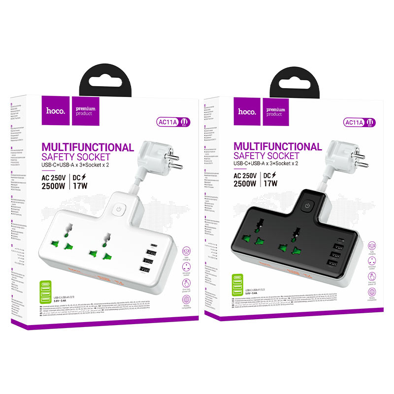 Regleta “AC11A Voyage” 2 enchufes EU