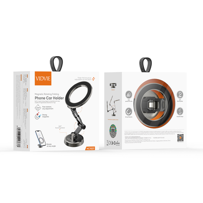 Soporte magnético giratorio y plegable para teléfono en el coche