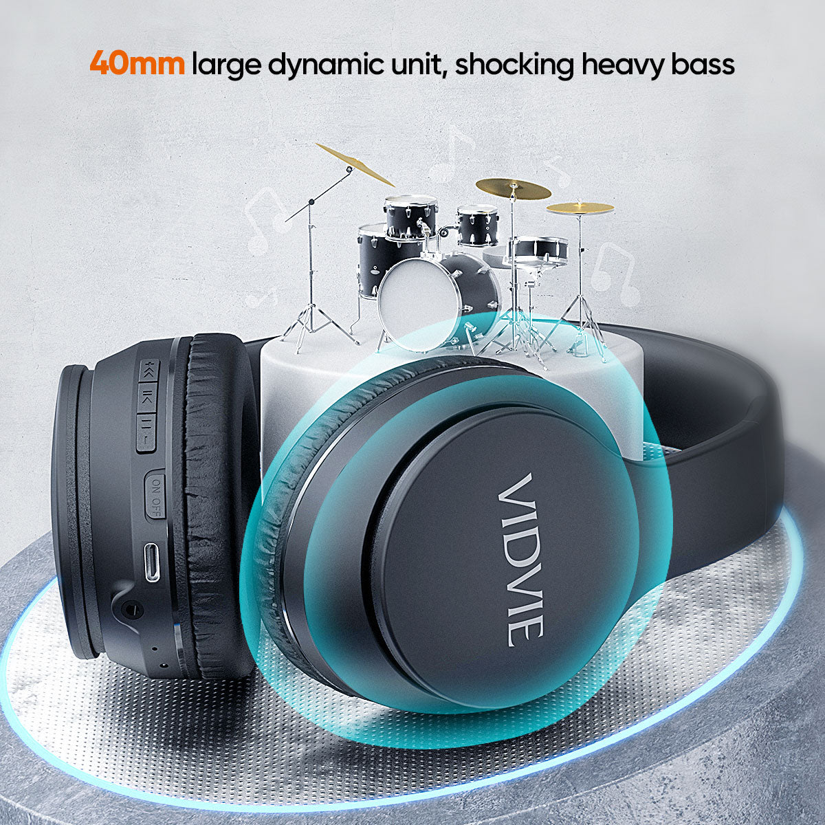 Auriculares inalámbricos con supergraves