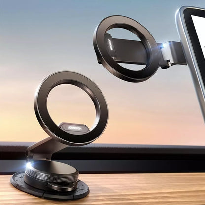 Soporte magnético giratorio y plegable para teléfono en el coche