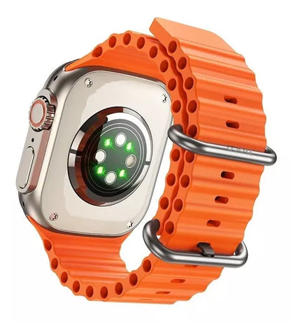 Reloj Inteligente Hoco Y12 Ultra Smartwatch Bluetooth Oro, NARANJA