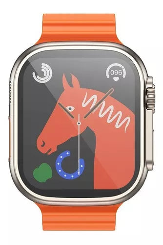Reloj Inteligente Hoco Y12 Ultra Smartwatch Bluetooth Oro, NARANJA
