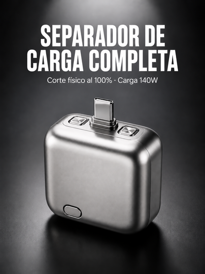 Adaptador de Carga Rápida 140W con Desconexión Automática Type-C