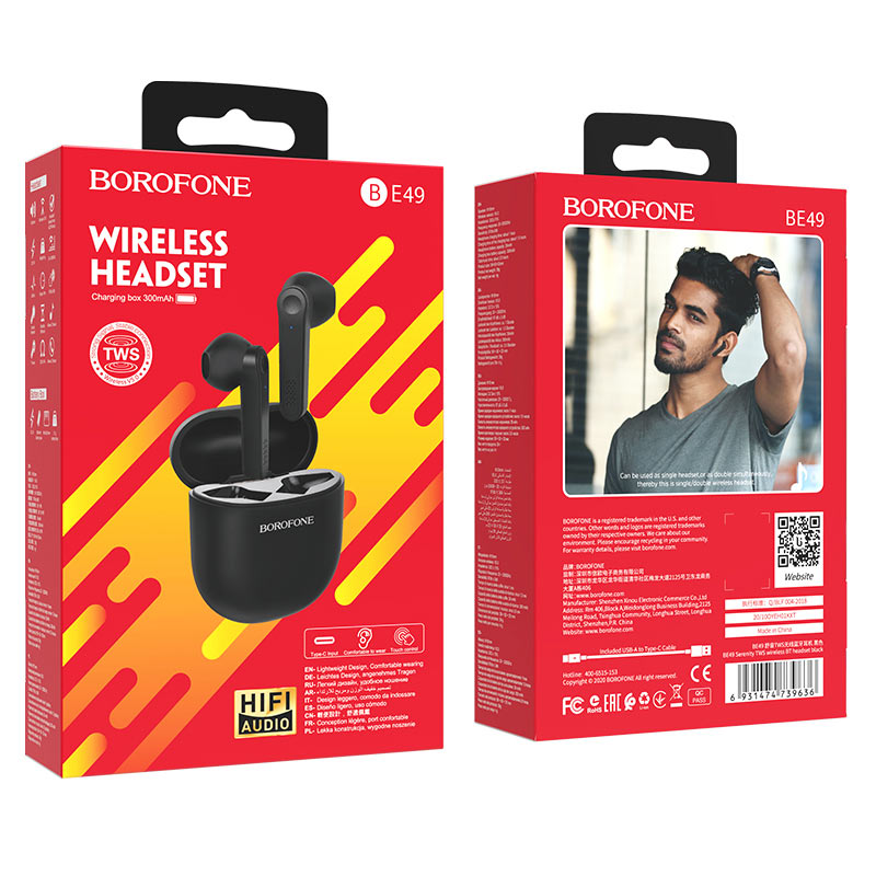 auriculares inalámbricos BT, BT 5.0, con estuche de carga de 300 mAh para 3,5 horas de música/llamadas, compatible con interruptor