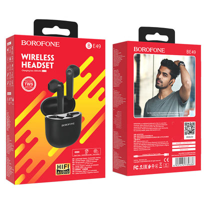 auriculares inalámbricos BT, BT 5.0, con estuche de carga de 300 mAh para 3,5 horas de música/llamadas, compatible con interruptor