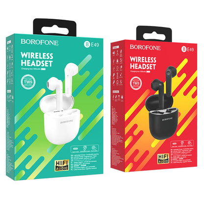 auriculares inalámbricos BT, BT 5.0, con estuche de carga de 300 mAh para 3,5 horas de música/llamadas, compatible con interruptor