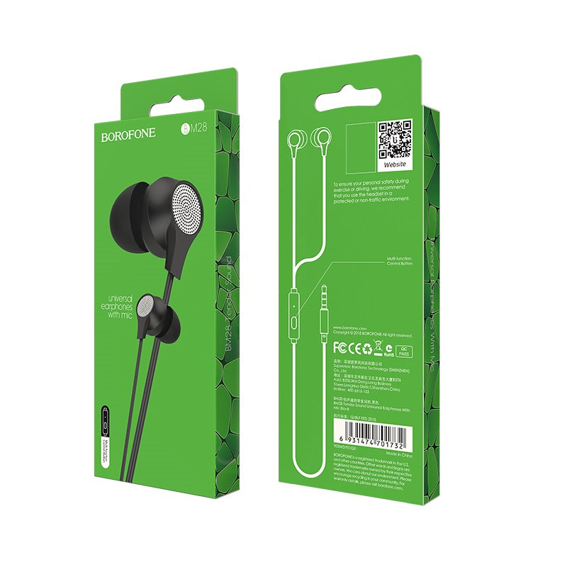 Auriculares con cable Borofone BM28 Sonido tierno