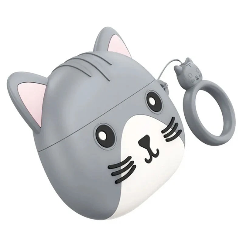 Audifonos Inalambricos Para Niños Gato Bluetooth Hoco Ew46 Color Gris