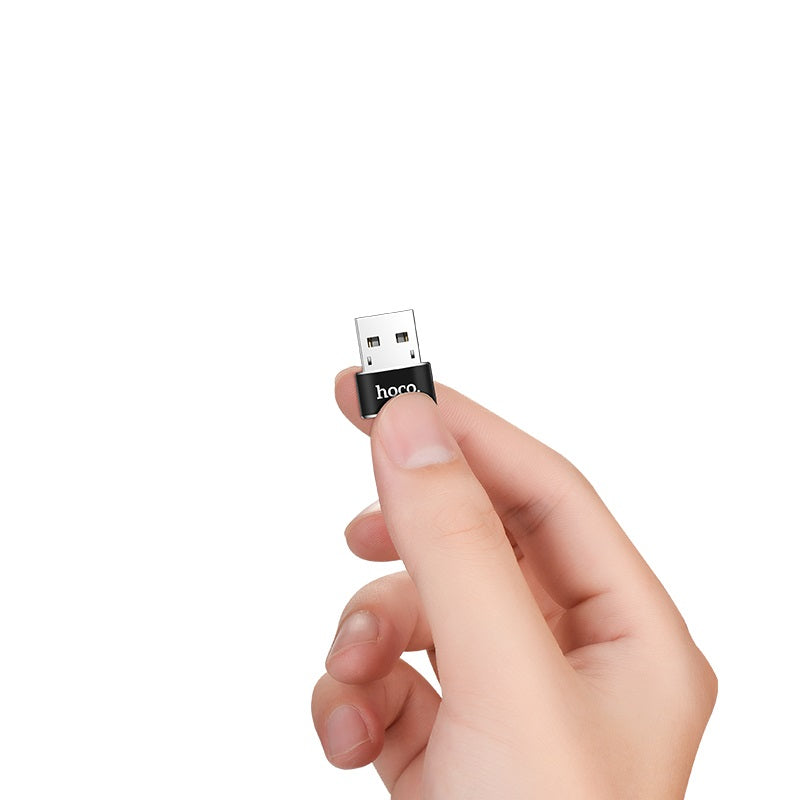 Adaptador convertidor de transferencia de datos y carga USB-A a Tipo-C «UA6»