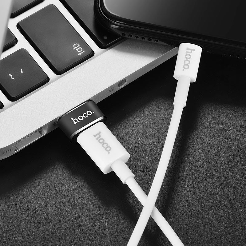 Adaptador convertidor de transferencia de datos y carga USB-A a Tipo-C «UA6»