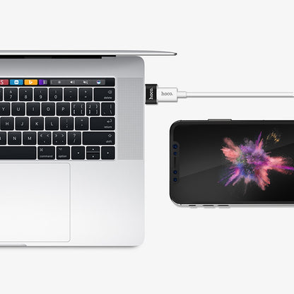 Adaptador convertidor de transferencia de datos y carga USB-A a Tipo-C «UA6»